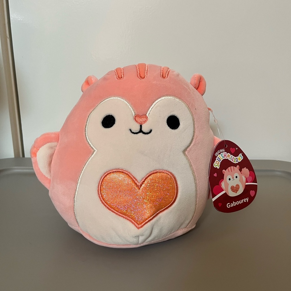 Valentines Squishmallows Gabourey Flying Squirrel Plush